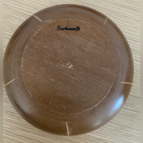 Vintage Baribocraft Canadian Maple Wood Salad Bowl with 5 Bowls - Picture 10 of 16